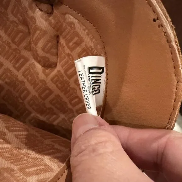 Try On/demo Dingo Women's Wild Fire Western Boots Brown Size 9 Dl2280 Cowboy - Picture 12 of 15